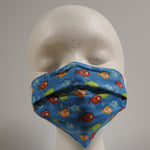 Load image into Gallery viewer, Reusable Cotton Masks - Kids Fish
