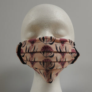 Reusable Cotton Masks-Pink Fern